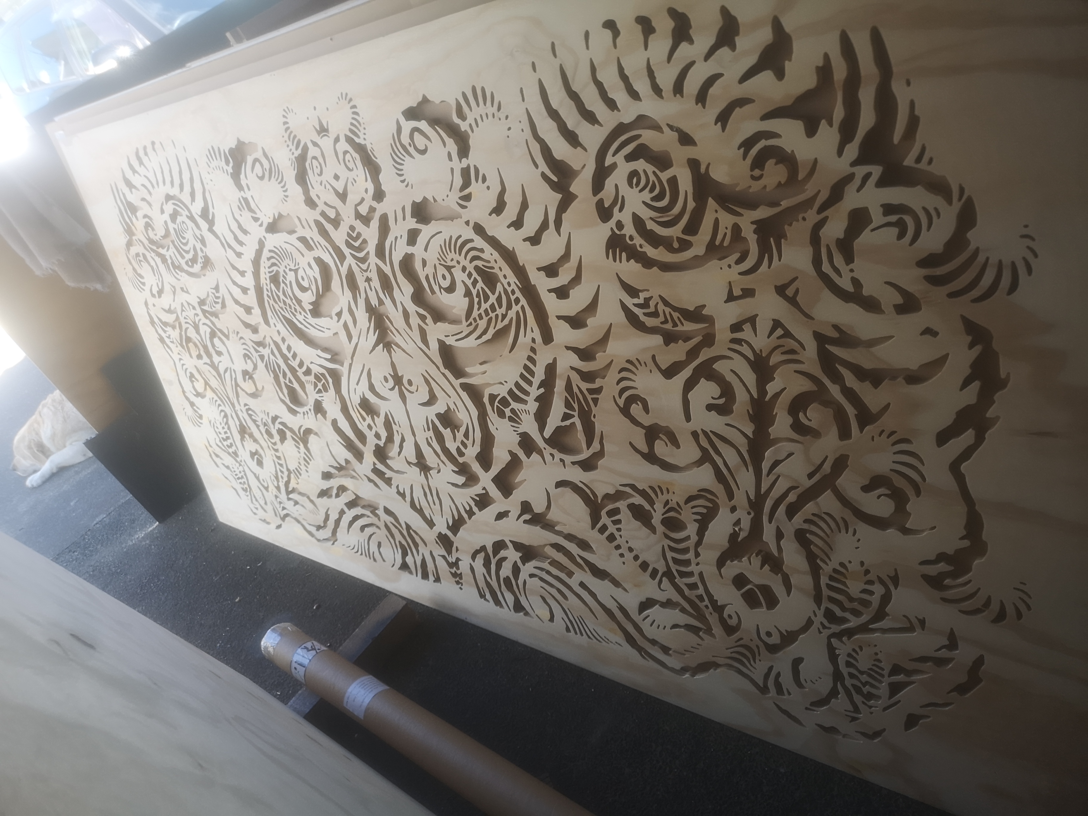 Routed Feature Panels